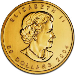 Złota moneta 1 uncja Liść Klonu różne roczniki