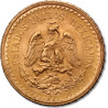 Złota moneta 2,5 peso Meksyk 1918-1948 r