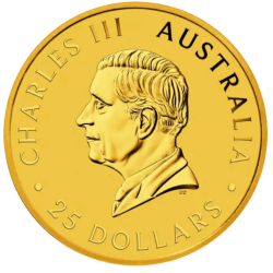 Złota moneta 1/4 uncji Australijski Kangur 2025 r