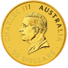 Złota moneta 1/4 uncji Australijski Kangur 2025 r