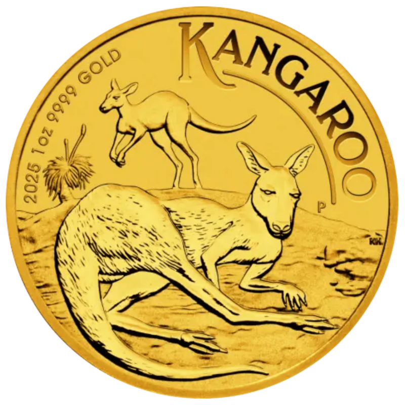 Złota moneta 1 uncja Australijski Kangur 2025 r