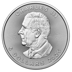 Srebrna moneta 1 uncja x25 Liść Klonu 2025