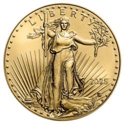 Złota moneta 1/2 uncji Amerykański Orzeł 2025 r