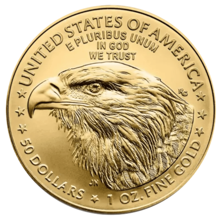 Złota moneta 1 uncja Amerykański Orzeł 2025 r