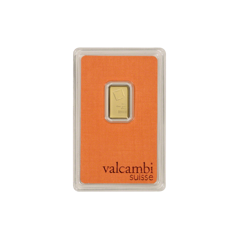 Sztabka złota 2,5 grama VALCAMBI LBMA