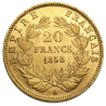 Złota Moneta 20 Franków Francja Napoleon III bez wieńca