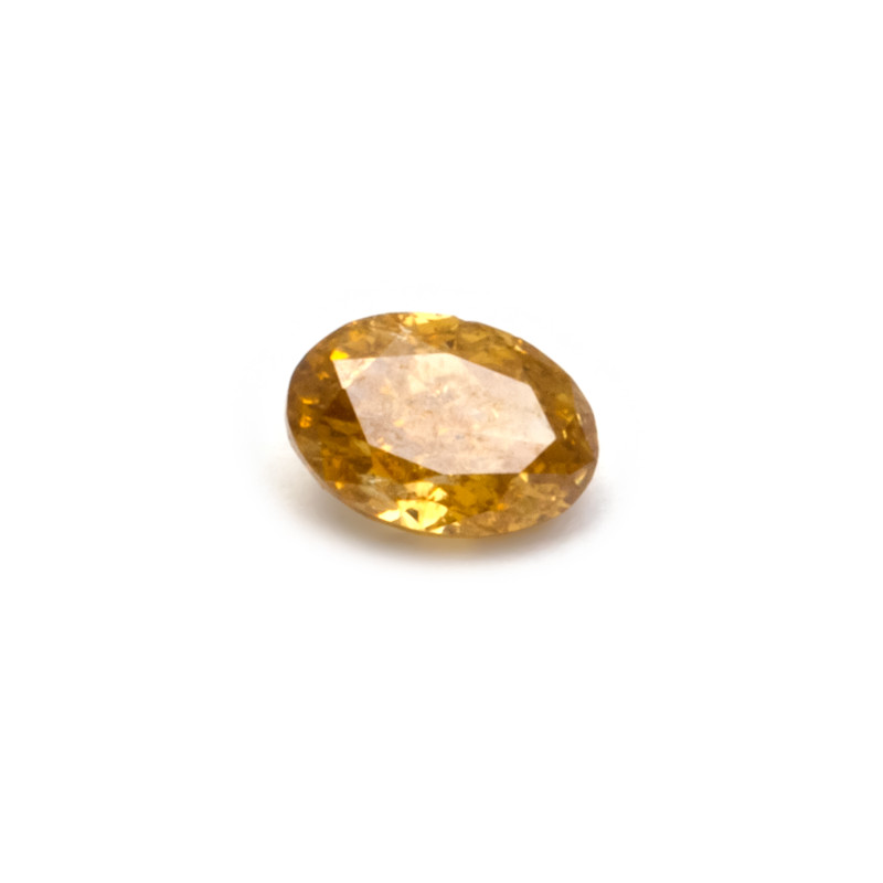 Diament Naturalny Owal Fancy Intense Orange-Yellow 0.26 ct SI2