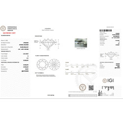 Diament Naturalny Brylant 1,00 ct G SI2 IGI 670444404