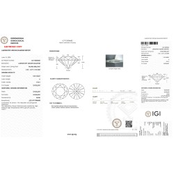 Diament Laboratoryjny Brylant 1,00 ct E VVS 2 IGI LG712506682
