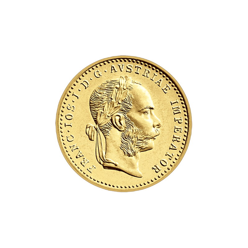 Złota moneta 1 Dukat Franciszek Józef nowe bicie