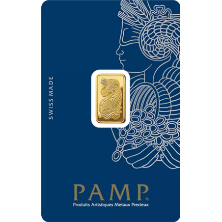 Sztabka Złota 2,5 grama  PAMP LBMA