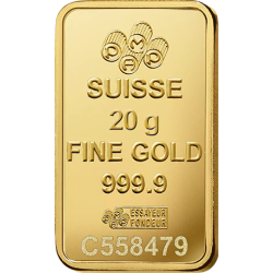 Sztabka Złota 20 gramów  PAMP LBMA