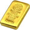 Sztabka Złota 250 gramów ARGOR - HERAEUS LBMA - odlewana