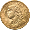 Złota moneta 20 Franków Helvetia Szwajcaria Au. 900